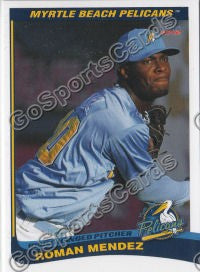 2012 Myrtle Beach Pelicans Roman Mendez