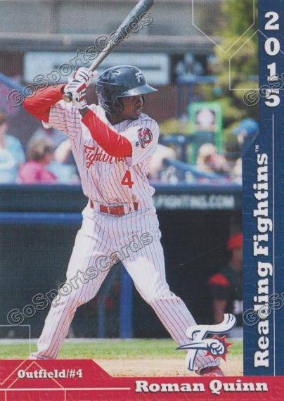 2015 Reading Fightin Phils Update Roman Quinn