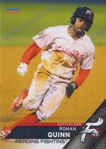 2016 Reading Fightin Phils Playoffs Roman Quinn