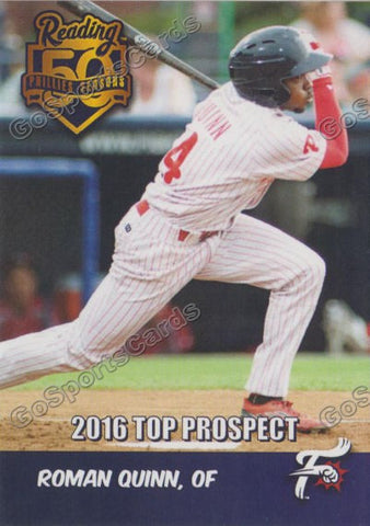 2016 Reading Fightin Phils Top Prospect 25 Roman Quinn