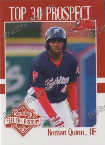 2017 Reading Fightin Phils Top 30 Prospects Roman Quinn