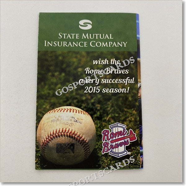 2015 Rome Braves Pocket Schedule