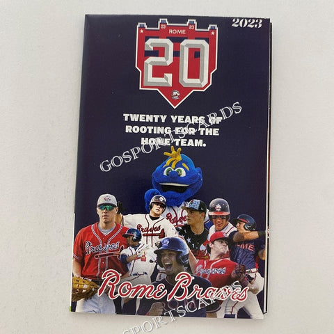 2023 Rome Braves Pocket Schedule