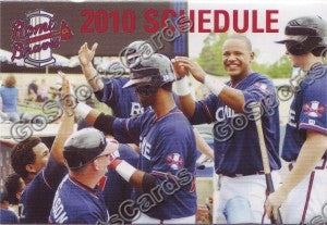 2010 Rome Braves Pocket Schedule