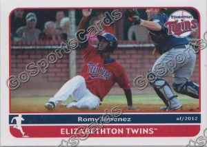 2012 Elizabethton Twins Romy Jimenez