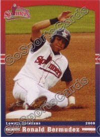2008 Lowell Spinners Ronald Bermudez