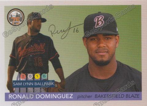 2016 Bakersfield Blaze Ronald Dominguez