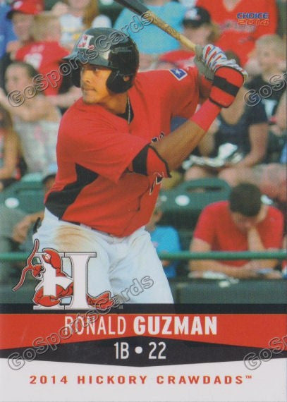 2014 Hickory Crawdads Ronald Guzman