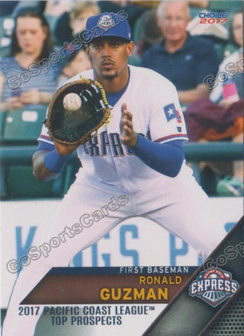 2017 Pacific Coast League Top Prospect PCL Ronald Guzman