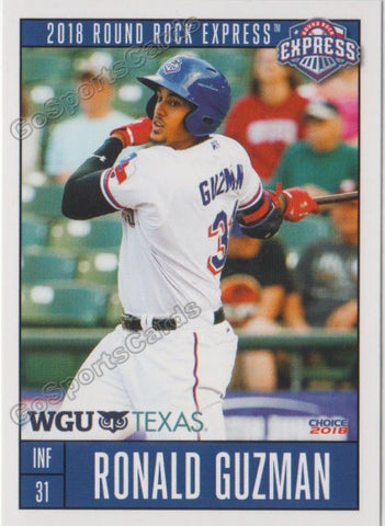 2018 Round Rock Express Ronald Guzman