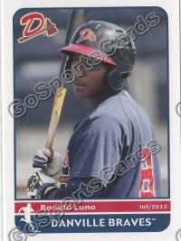 2012 Danville Braves Ronald Luna