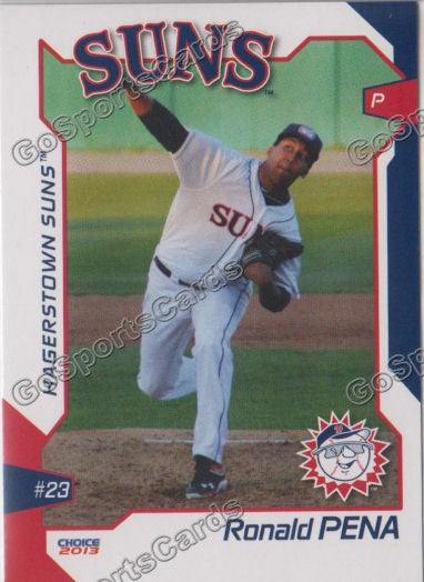 2013 Hagerstown Suns Ronald Pena