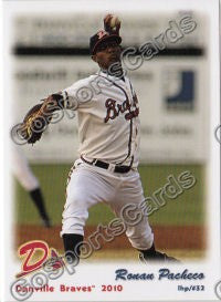 2010 Danville Braves Ronan Pacheco