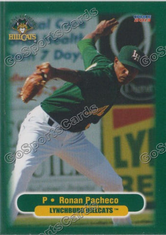 2013 Lynchburg Hillcats Ronan Pacheco
