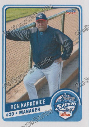 2013 Camden RiverSharks Ron Karkovice