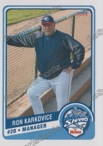 2013 Camden RiverSharks Ron Karkovice
