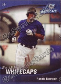 2008 West Michigan WhiteCaps Ronnie Bourquin