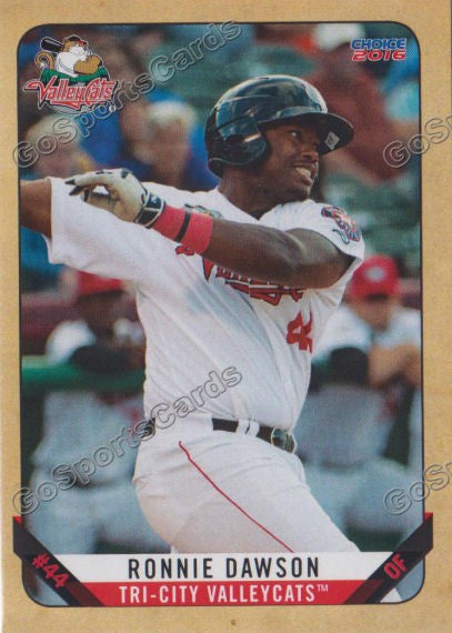 2016 Tri City ValleyCats Ronnie Dawson