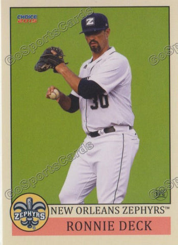 2015 New Orleans Zephyrs Ronnie Deck
