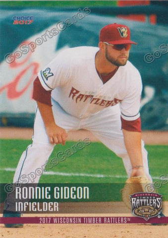 2017 Wisconsin Timber Rattlers Ronnie Gideon