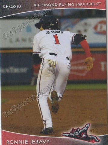 2018 Richmond Flying Squirrels Ronnie Jebavy