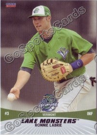 2010 Vermont Lake Monsters Ronnie Labrie