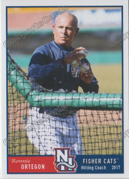 2017 New Hampshire Fisher Cats Ronnie Ortegon
