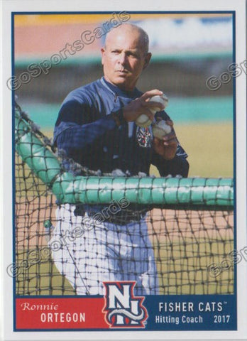 2017 New Hampshire Fisher Cats Ronnie Ortegon