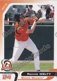 2012 Bowie Baysox Ronnie Welty