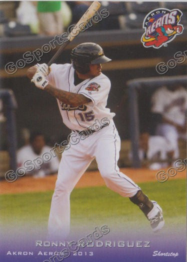 2013 Akron Aeros Ronny Rodriguez