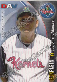 2008 Cedar Rapids Kernels DAV Ron Plein