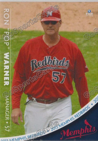 2013 Memphis Redbirds Ron Pop Warner