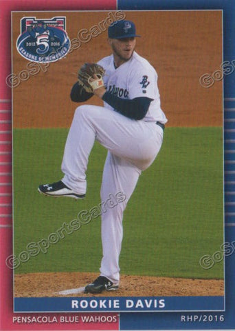 2016 Pensacola Blue Wahoos Rookie Davis