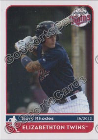 2012 Elizabethton Twins Rory Rhodes