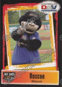 2011 Bowling Green Hot Rods DAV Roscoe Mascot