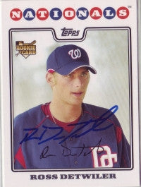 Ross Detwiler 2008 Topps (Autograph)