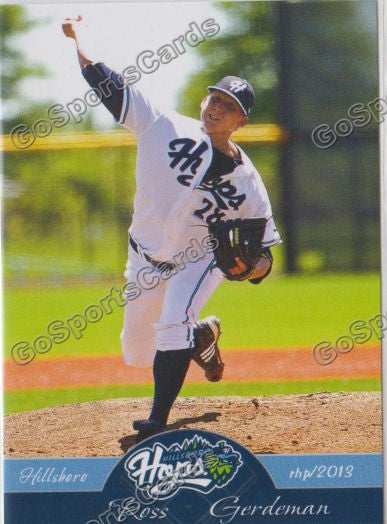 2013 Hillsboro Hops Ross Gerdeman