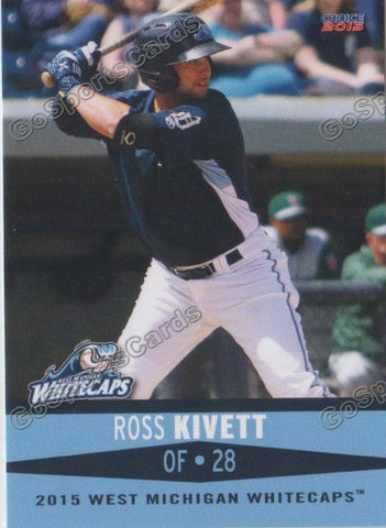 2015 West Michigan Whitecaps Ross Kivett