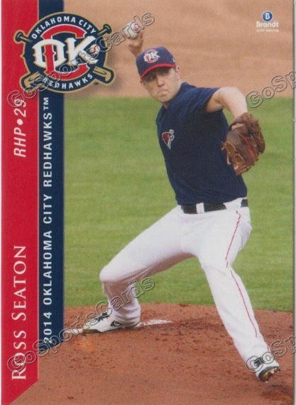 2014 Oklahoma City RedHawks Ross Seaton