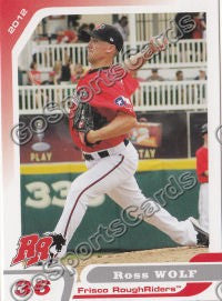 2012 Frisco RoughRiders Ross Wolf
