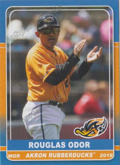 2019 Akron Rubberducks Rouglas Odor