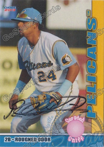 Rougned Odor 2013 Myrtle Beach Pelicans Scratch Sniff Autograph