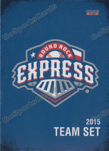2015 Round Rock Express Checklist