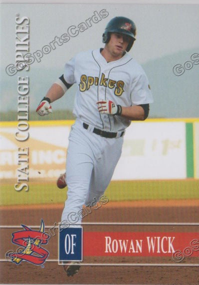 2014 State College Spikes Rowan Wick