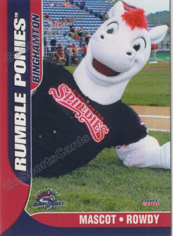 2018 Binghamton Rumble Ponies Rowdy Mascot