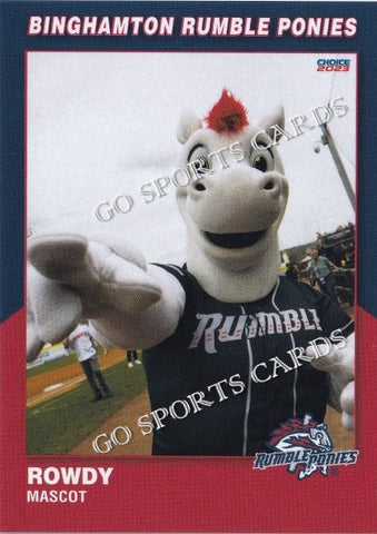 2023 Binghamton Rumble Ponies Rowdy Mascot