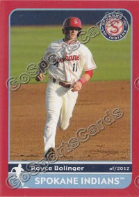 2012 Spokane Indians Royce Bolinger