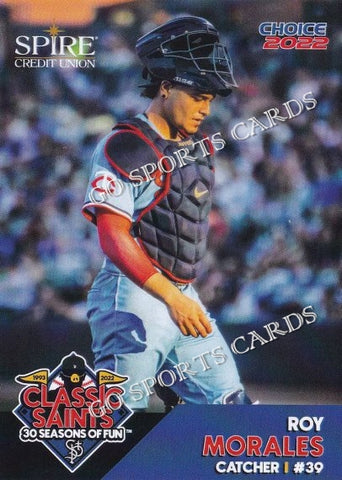 2022 St Paul Saints SGA Roy Morales
