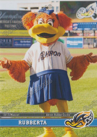 2017 Akron RubberDucks Rubberta Mascot
