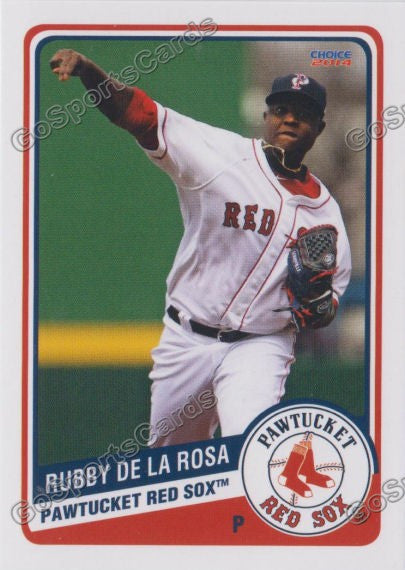 2014 Pawtucket Red Sox Rubby De La Rosa